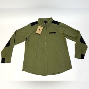 Burton Women’s Lightweight Jacket Shirt Olive Green Size M NWT Outdoor Utility